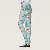 Weihnachtsbaum und Santa-Claus Leggings (Links)