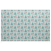 Weihnachtsbaum und Santa-Claus Stoff (Fat Quarter (45,7 x 55,9 cm))