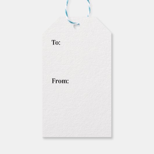 Weihnachtsbaum und Schneefall Rosa Geschenkanhänger (Rückseite)