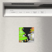 Weihnachtsbaum und Schneemann Magnet (In Situ (Geschirrspüler))