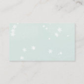 Weihnachtsbaum- und Schneeschlittenkarten Begleitkarte (Rückseite)