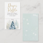 Weihnachtsbaum- und Schneeschlittenkarten Begleitkarte (Vorne/Hinten)