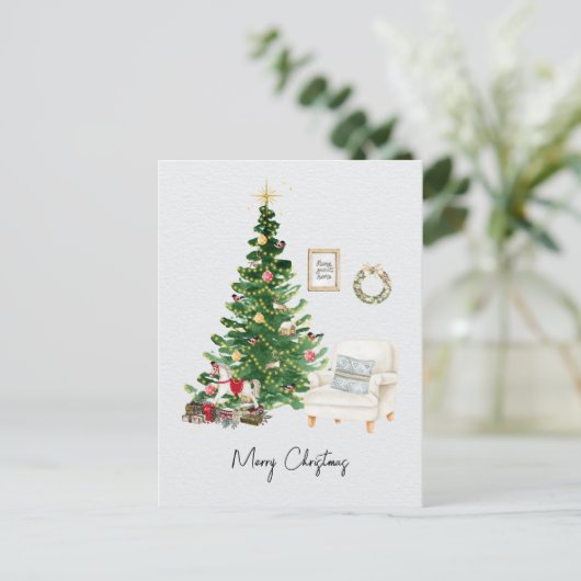 Weihnachtsbaum und Sofabett Weihnachten (Stehend Vorderseite)