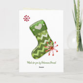 Weihnachtsbaum und Strumpf Whimsey (Rückseite)