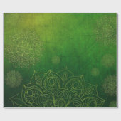 Weihnachtsbaum und Strumpf Whimsey Geschenkpapier (Flach)