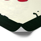 Weihnachtsbaum und Strumpf Whimsey Poster (Ecke)