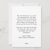 Weihnachtsbaum und Stuhl Weihnachten (Rückseite)