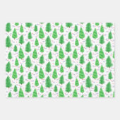 Weihnachtsbaum und Vogelscheußpapier Geschenkpapier Set (Vorderseite)