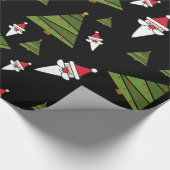 Weihnachtsbaum und Weihnachtsbaum anpassen, Geschenkpapier (Ecke)