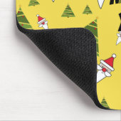 Weihnachtsbaum und Weihnachtsbaum anpassen Mousepad (Ecke)
