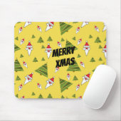 Weihnachtsbaum und Weihnachtsbaum anpassen Mousepad (Mit Mouse)