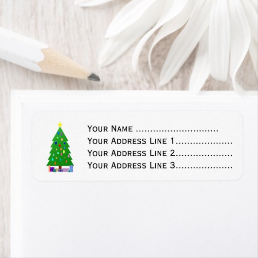 Weihnachtsbaum und Weihnachtsgeschenke (Insitu)