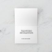 Weihnachtsbaum und Weihnachtsgrün Karte (Innenseite)