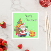 Weihnachtsbaum und Weihnachtsgrün Serviette (Beispiel)