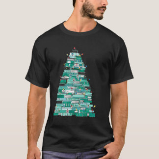 Weihnachtsbaum und Zwiebelleuchten T-Shirt