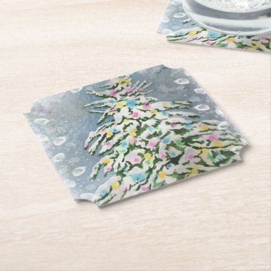 Weihnachtsbaum Untersetzer (angewinkelt)