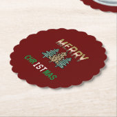 Weihnachtsbaum Untersetzer (angewinkelt)