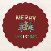 Weihnachtsbaum Untersetzer (Vorderseite)