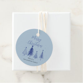 Weihnachtsbaum Vector Frohe Weihnachten Geschenkanhänger