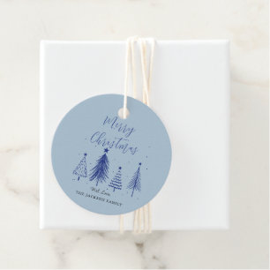 Weihnachtsbaum Vector Frohe Weihnachten Geschenkanhänger