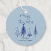 Weihnachtsbaum Vector Frohe Weihnachten Geschenkanhänger (Vorderseite)