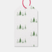 Weihnachtsbaum Vector Frohe Weihnachten Geschenkanhänger (Rückseite)