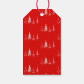 Weihnachtsbaum Vector Frohe Weihnachten Geschenkanhänger (Rückseite)