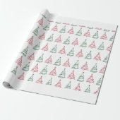 Weihnachtsbaum-Verpackungspapier Geschenkpapier (Ungerollt)