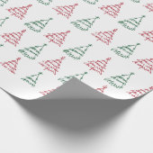 Weihnachtsbaum-Verpackungspapier Geschenkpapier (Ecke)