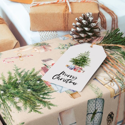 Weihnachtsbaum-Verpackungspapier Geschenkpapier