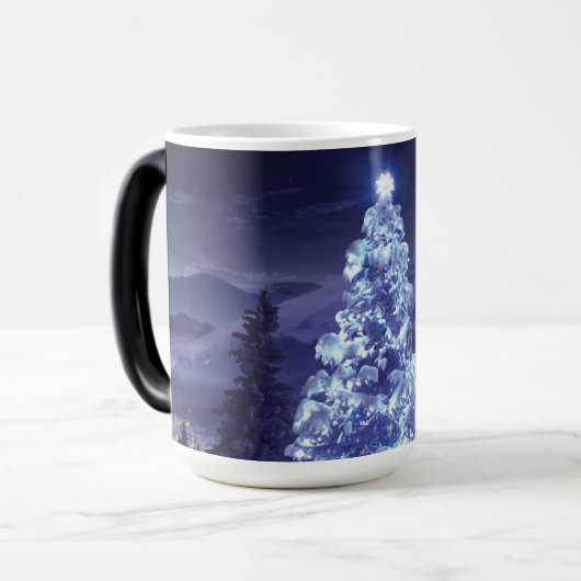 Weihnachtsbaum Verwandlungstasse (Vorderseite Links)