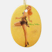 WEIHNACHTSBAUM VERZIERT - BUTTON HERAUF GALLONEN - KERAMIKORNAMENT (Hinten)