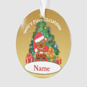 Weihnachtsbaum-Verzierung des personalisierten Ornament (Vorderseite)