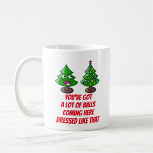 Weihnachtsbaum - Viele Bälle Kaffeetasse