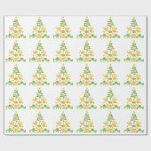 Weihnachtsbaum Vikings Walhall Geschenkpapier (Flach)