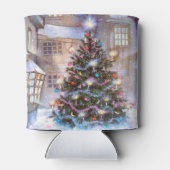 Weihnachtsbaum Vintag Dosenkühler (Rückseite)