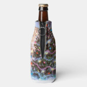 Weihnachtsbaum Vintag Flaschenkühler (Flasche Rückseite)