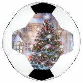 Weihnachtsbaum Vintag Fußball (Vorderseite)