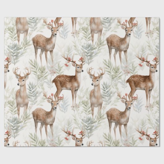 Weihnachtsbaum Vintag Geschenkpapier (Flach)