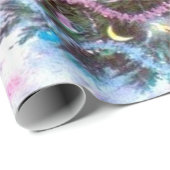 Weihnachtsbaum Vintag Geschenkpapier (Rolleneckpunkt)