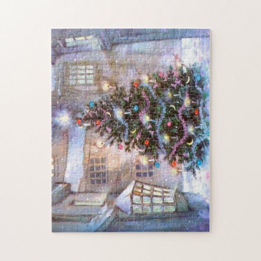 Weihnachtsbaum Vintag Puzzle (Vertikal)