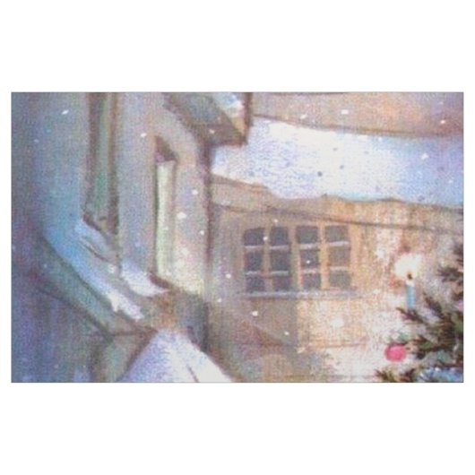 Weihnachtsbaum Vintag Stoff (Fat Quarter (45,7 x 55,9 cm))