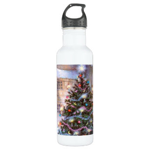 Weihnachtsbaum Vintag Trinkflasche