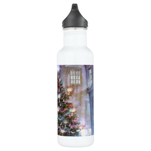 Weihnachtsbaum Vintag Trinkflasche (Rechts)