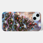 Weihnachtsbaum Vintage Case-Mate iPhone Hülle (Rückseite (Horizontal))