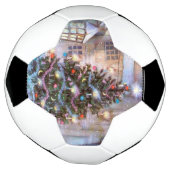 Weihnachtsbaum Vintage Fußball (Gedreht)