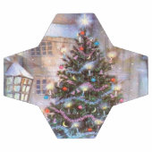 Weihnachtsbaum Vintage Fußball (Flach)