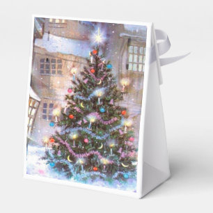 Weihnachtsbaum Vintage Geschenkschachtel