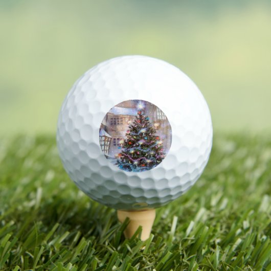 Weihnachtsbaum Vintage Golfball (Insitu T-Shirt)