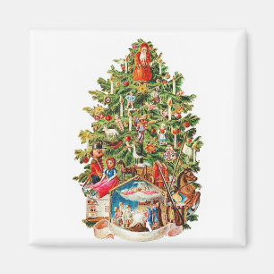 Weihnachtsbaum Vintage Magnet